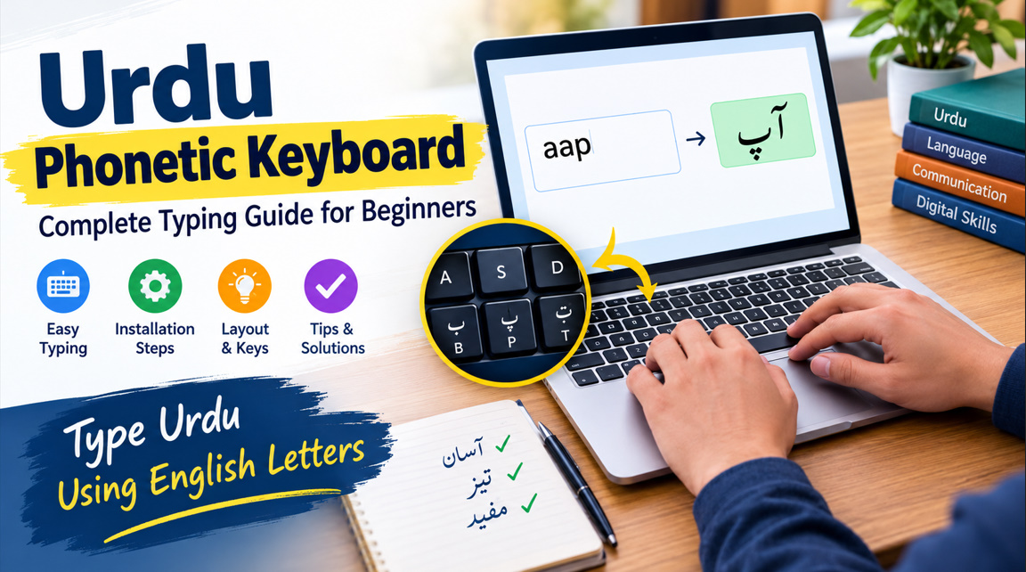 Urdu phonetic keyboard